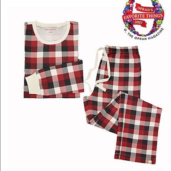 burt's bees buffalo plaid pajamas